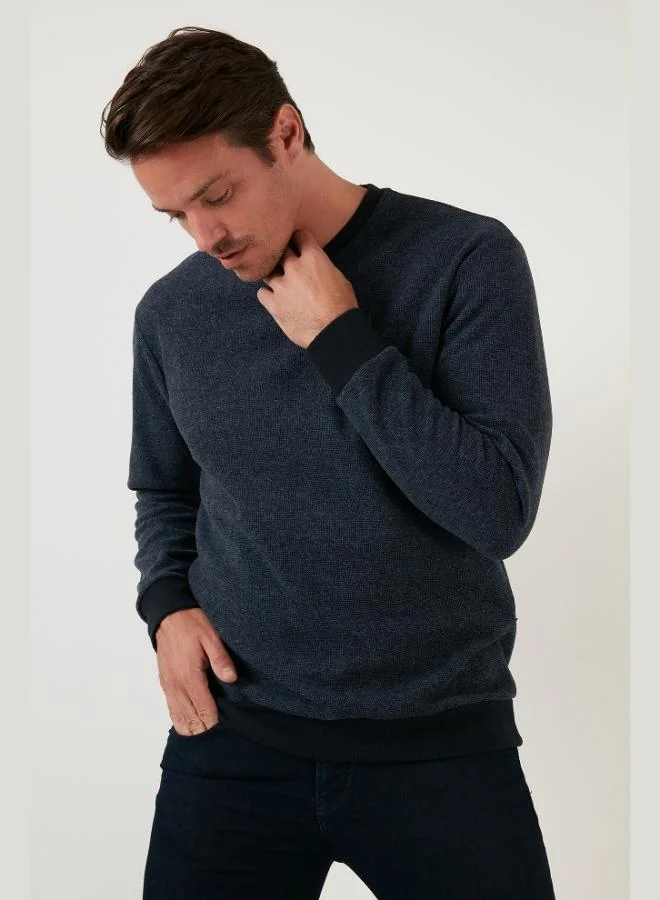 Buratti  Buratti Slim Fit Crew Neck Cotton Sweater Men's SWEATER 456201 for Men | Best Price UAE