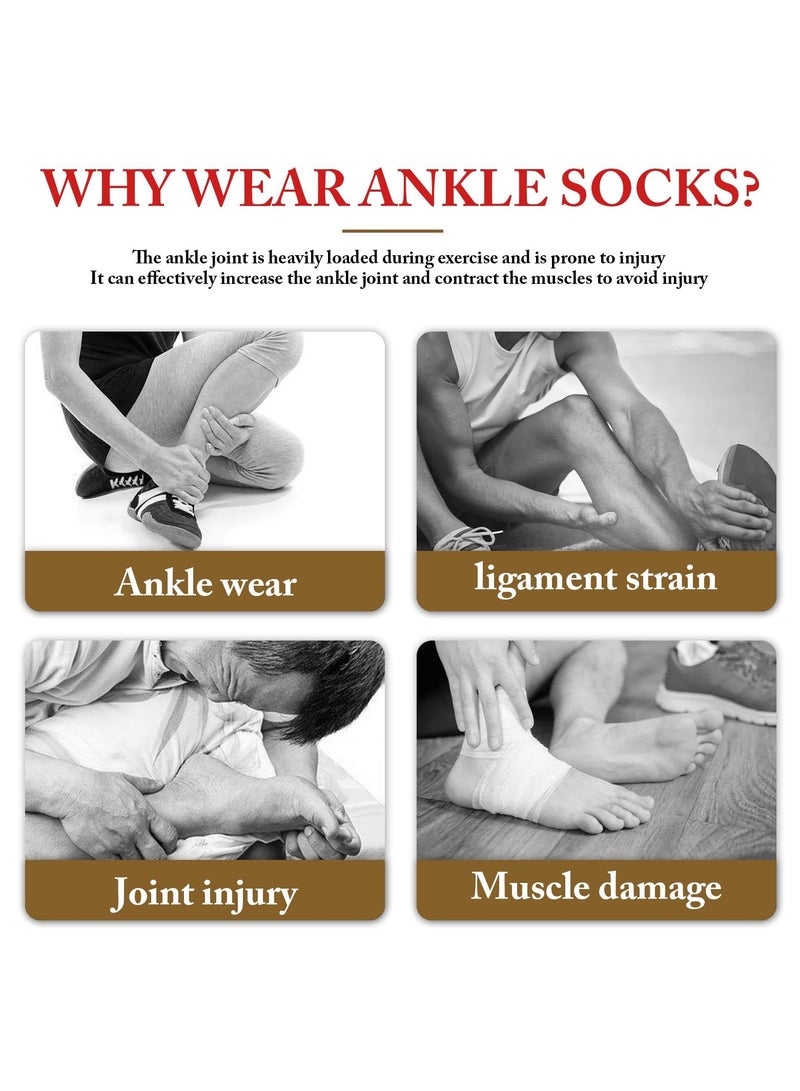 SYOSI زوجان من جوارب Dr. Sock Soothers - جوارب ضاغطة لتخفيف الاعتلال العصبي والتهاب اللفافة الأخمصية - أكمام مضادة للتعب للقدم للرجال والنساء، داعمة لتسكين الآلام - مقاس L (أزرق) - Image 2