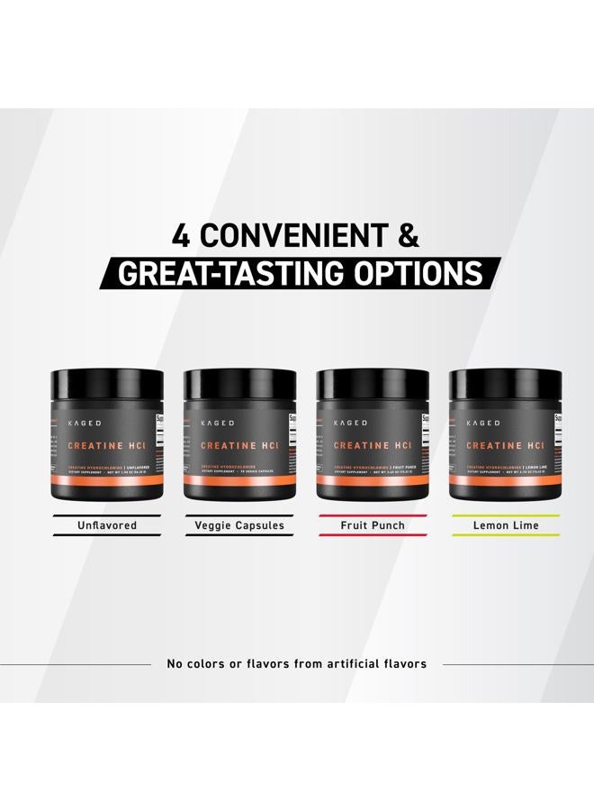 KAGED MUSCLE Creatine HCl Powder, Fruit Punch, Supports Muscle Growth and Recovery, Patented Creatine Hydrochloride Formula, Easy Digestion and Enhanced Muscle Absorption, 75 Servings - Image 3