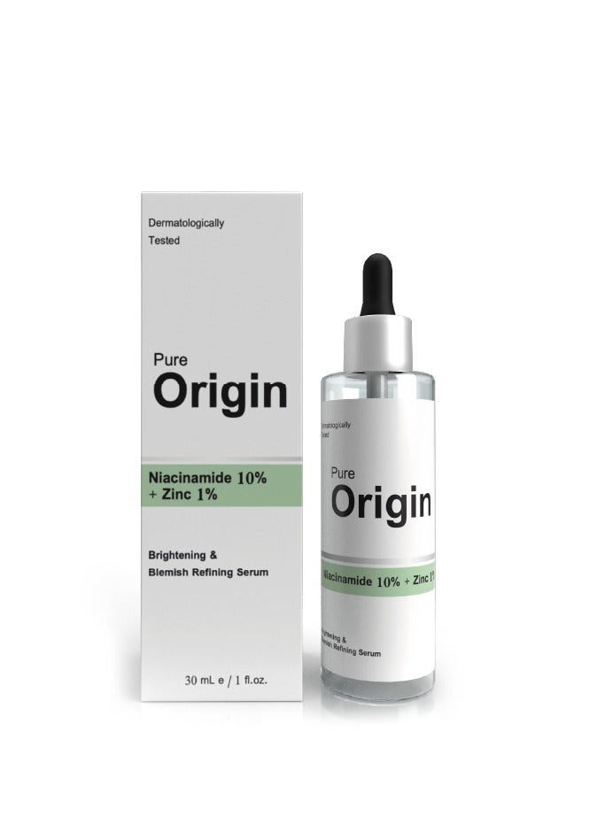 Pure Origin Niacinamide 10% + Zinc 1% Serum 30ml