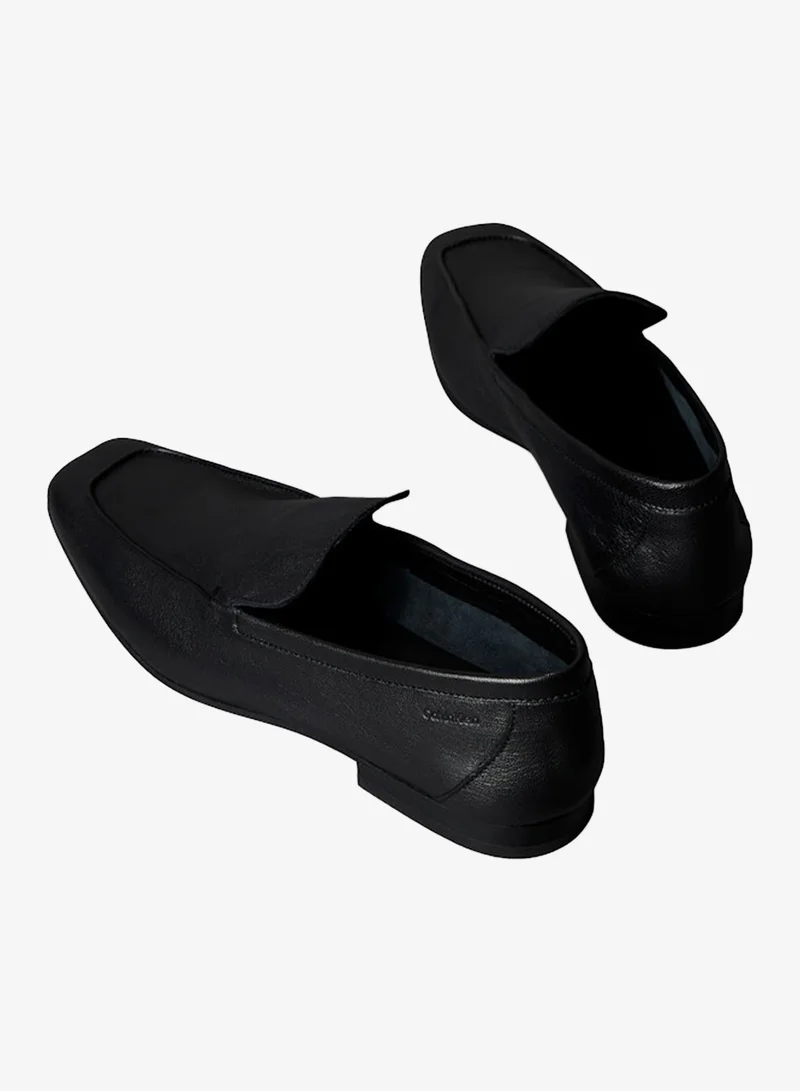 CALVIN KLEIN  Leather Square Toe Loafers for Women | Best Price UAE
