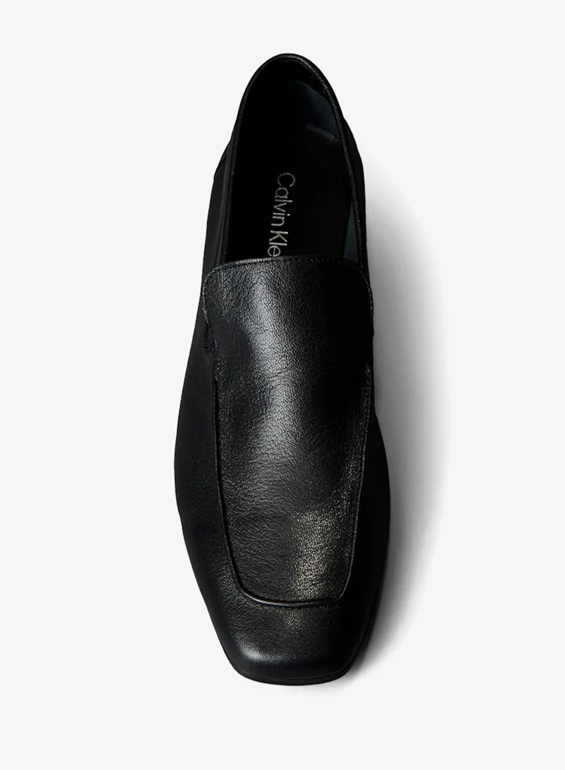 CALVIN KLEIN  Leather Square Toe Loafers for Women | Best Price UAE