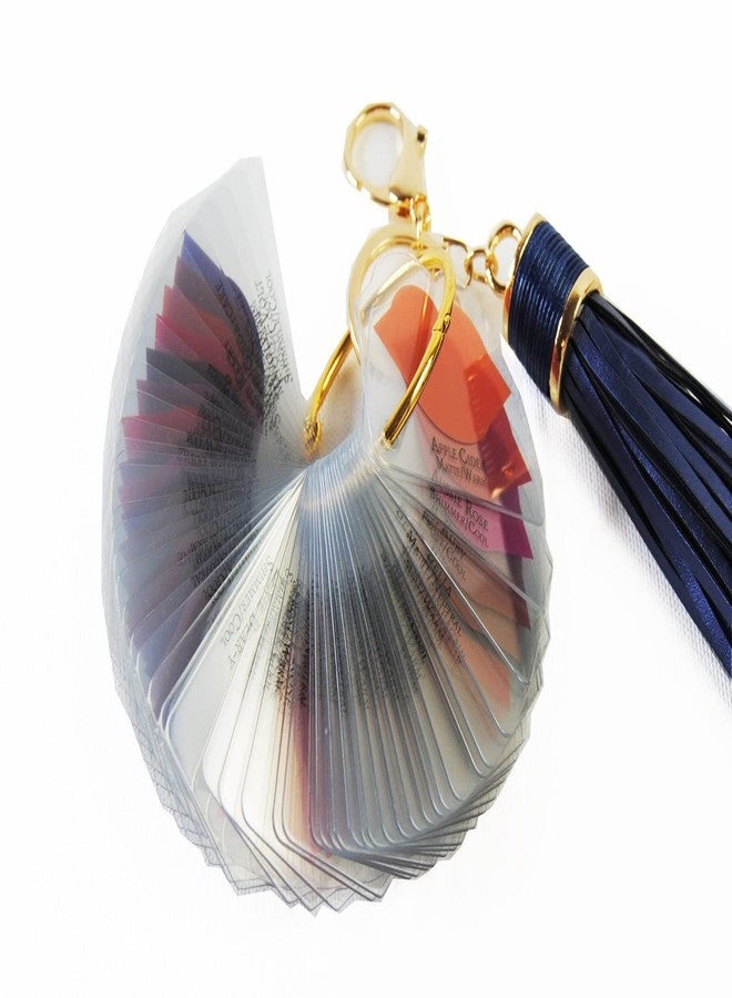 بوتيك ماركتنغ بطاقات عينات ألوان شفاه شفافة مُسبقة التلوين لتوضيح كيفية وضع ألوان أحمر الشفاه طويلة الأمد. ٥١ تجربة من العملاء، شفافة على الخاتم - Image 2