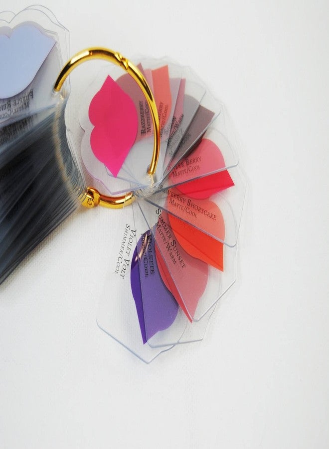 بوتيك ماركتنغ بطاقات عينات ألوان شفاه شفافة مُسبقة التلوين لتوضيح كيفية وضع ألوان أحمر الشفاه طويلة الأمد. ٥١ تجربة من العملاء، شفافة على الخاتم - Image 3