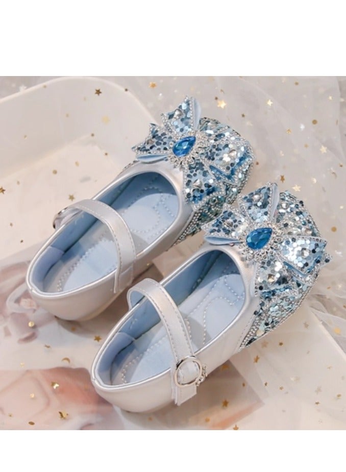 Children's Princess Shoes Shiny Crystal Shoes - Image 1