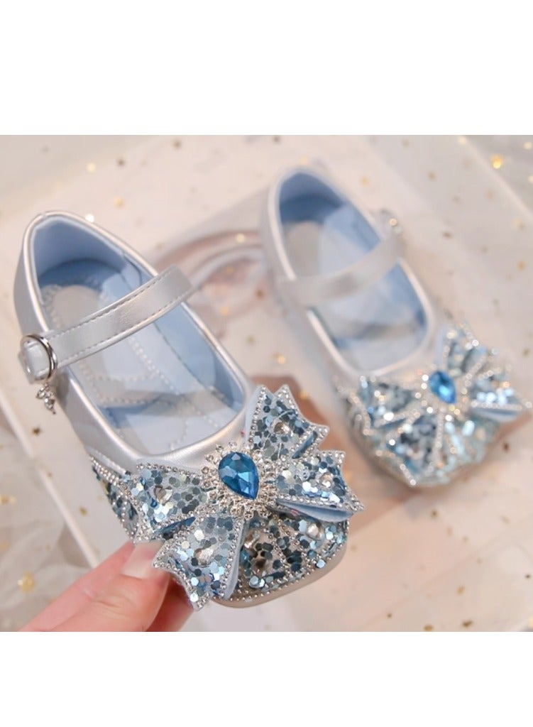 Children's Princess Shoes Shiny Crystal Shoes - Image 2