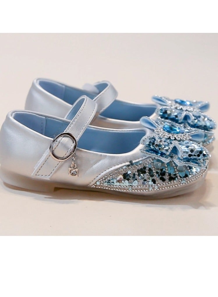 Children's Princess Shoes Shiny Crystal Shoes - Image 3