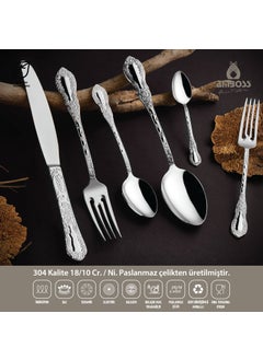 AMBOSS Pera 72 Piece Fork Spoon Knife Stainless Steel Set - Boxed  - Image 1