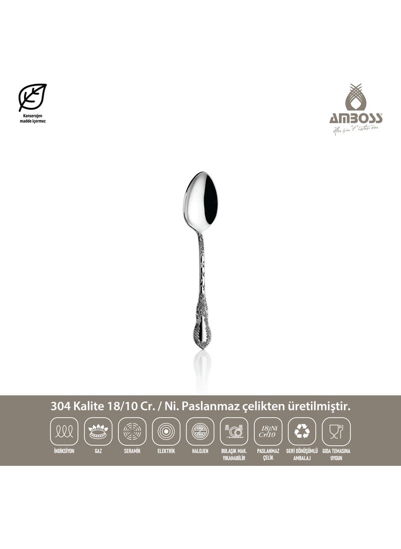 AMBOSS طقم أدوات مائدة من الفولاذ المقاوم للصدأ مكون من 72 قطعة - في صندوق  - Image 3