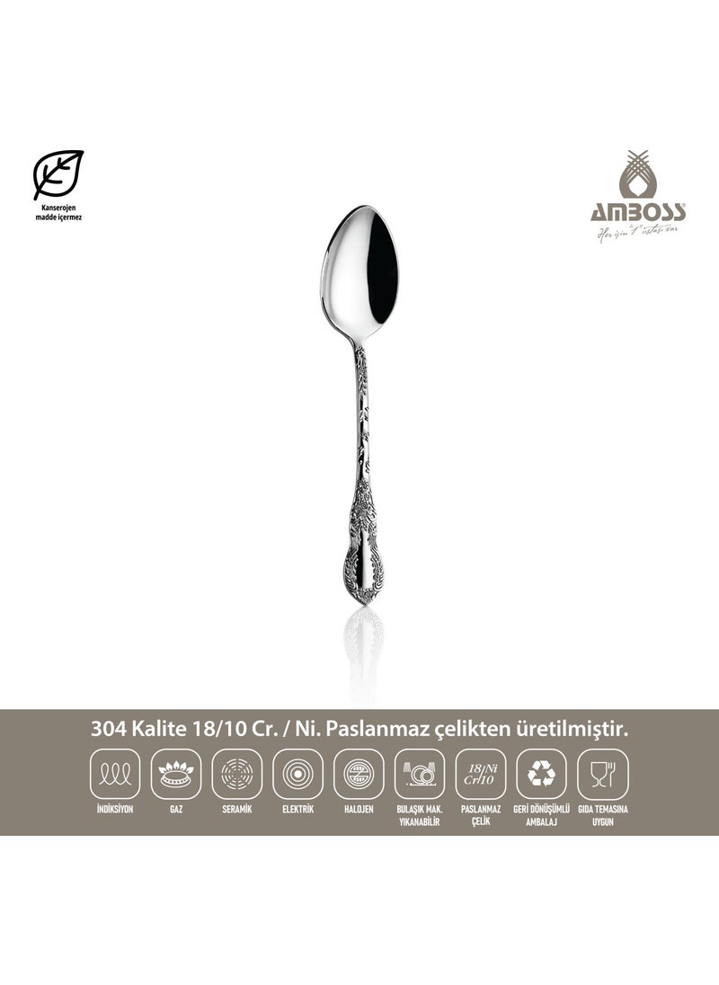 AMBOSS طقم أدوات مائدة من الفولاذ المقاوم للصدأ مكون من 72 قطعة - في صندوق  - Image 5