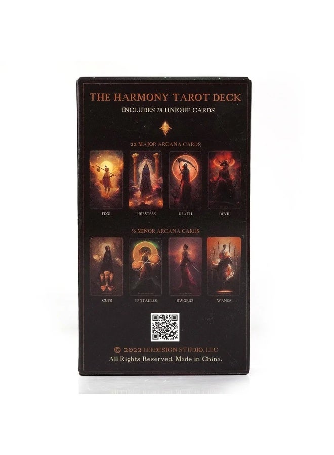 NIBEMINENT The Harmonious Tarot Card Prophecy Divination Set - Tarot cards for leisure and entertainment, suitable for family gatherings and card games. - Image 5