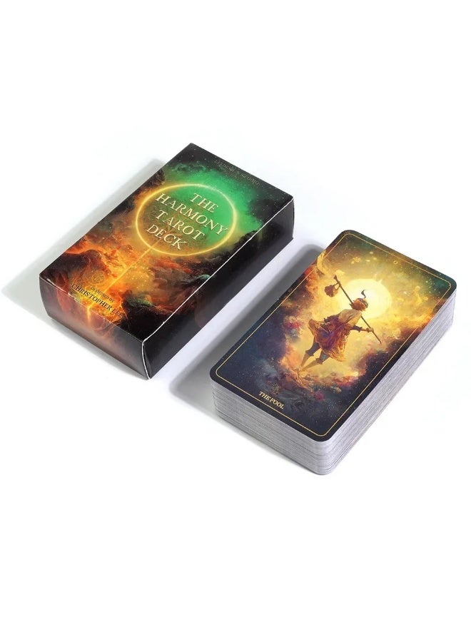 NIBEMINENT The Harmonious Tarot Card Prophecy Divination Set - Tarot cards for leisure and entertainment, suitable for family gatherings and card games. - Image 2