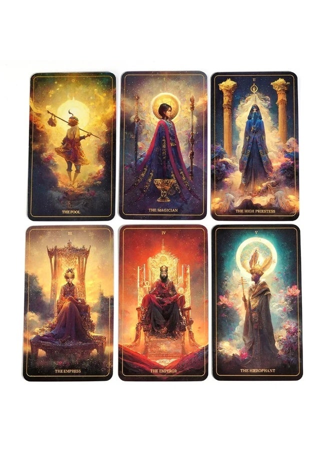 NIBEMINENT The Harmonious Tarot Card Prophecy Divination Set - Tarot cards for leisure and entertainment, suitable for family gatherings and card games. - Image 4