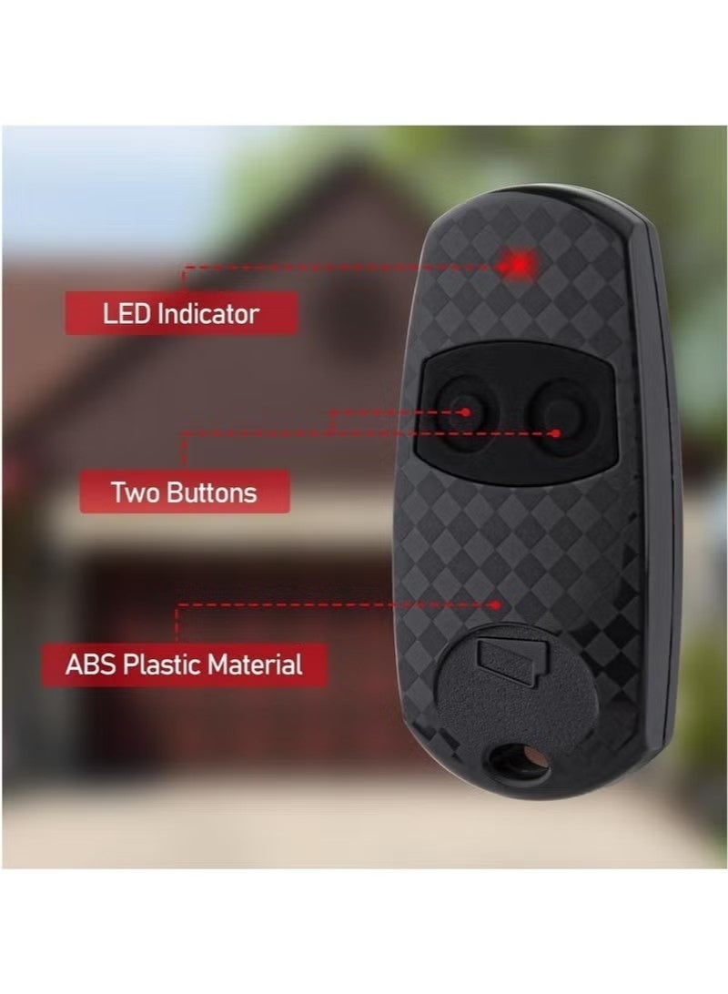 433.92 MHz Garage Remote Control, Compatible with CAME TOP-432EE, TOP-432EV, TOP-432NA, TOP-432SA, Hand Held Gate Key Fobs, 2 Channel Door Remote, Radio Cloning Remote - Image 5