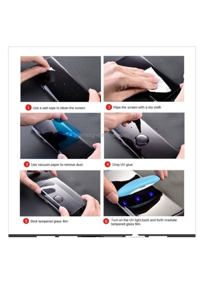 UV Curved Tempered Liquid Glue Glass For Samsung S24 Ultra - Image 2