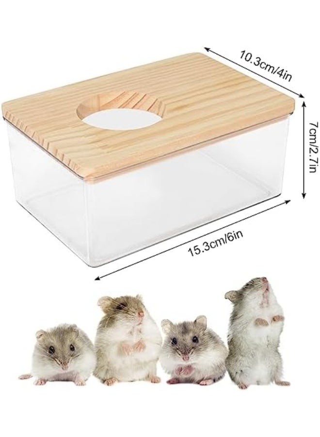 حمام رمل للهامستر، حوض استحمام للحيوانات الأليفة، مرحاض للهامستر، هامستر قابل للإزالة، حمام رمل، حاوية ساونا لحيوانات صغيرة، ساحة رملية للهامستر، خنازير غينيا، فيرت، جرذ الشينشيلة (م) - Image 2