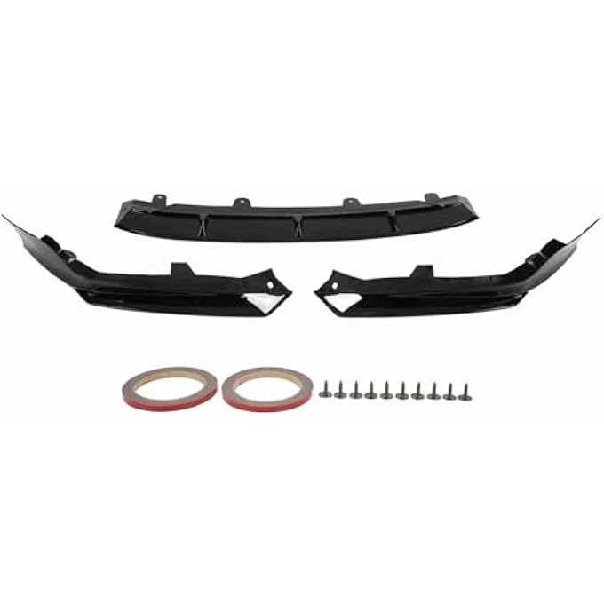Torvex Bumper Lip, Front Splitter, Antiscratch Replacement Compatible with Accord 10th Gen 2018-2020, 3Pcs Set - Image 1