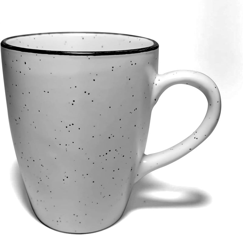 Qimacplus Ceramic Mugs Gift for Best Friend  Microwave  Dishwasher Safe Ceramic Tea Cup  Perfect for Latte Americano Cappuccinos Tea Bag  Beverages Coffee Mugs Off White 350Ml Pack of 1 - Image 1