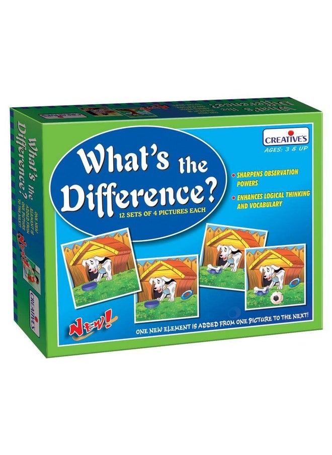 Creative's Creative Educational Aids - What S The Difference - Picture Cards, 3 Years And Above  - Image 1