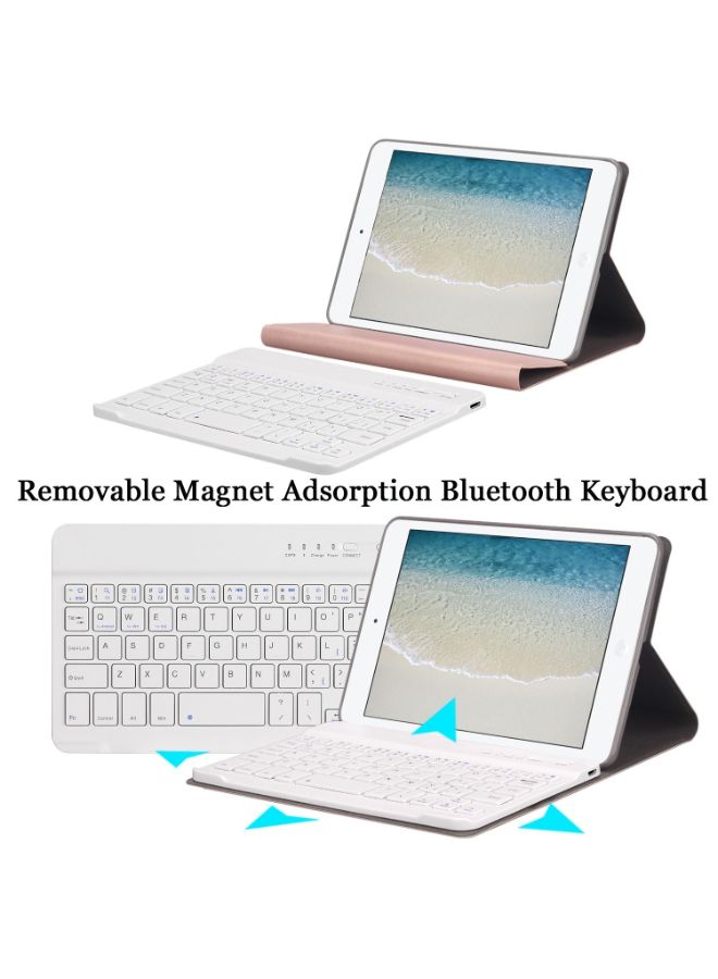 NIBEMINENT Protective Case Cover With Bluetooth Keyboard For Apple iPad Mini 4 Rose Gold - Image 3