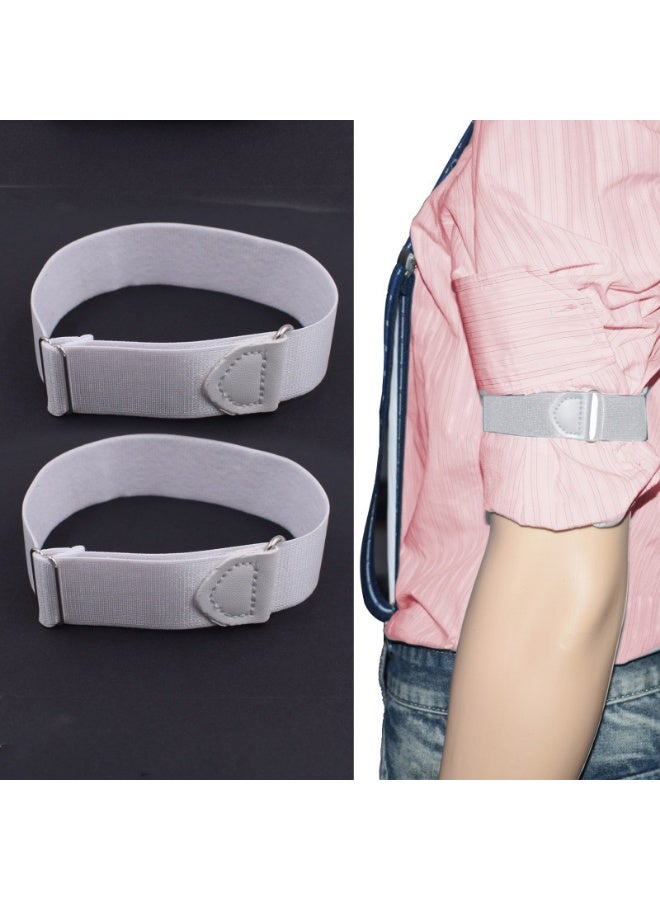 Elastic Adjustable Armband - Shirt Garter for Men - Image 2