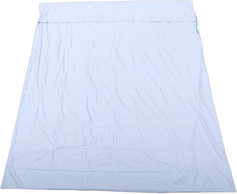 Focket Sleeping Bag Liner, 70.9x82.7in Reusable Washable Portable Lightweight 32oz Polyester Double Travel Sheets, Sleeping Bag Liners for Adults with Storage for Hotel Camping - Image 3