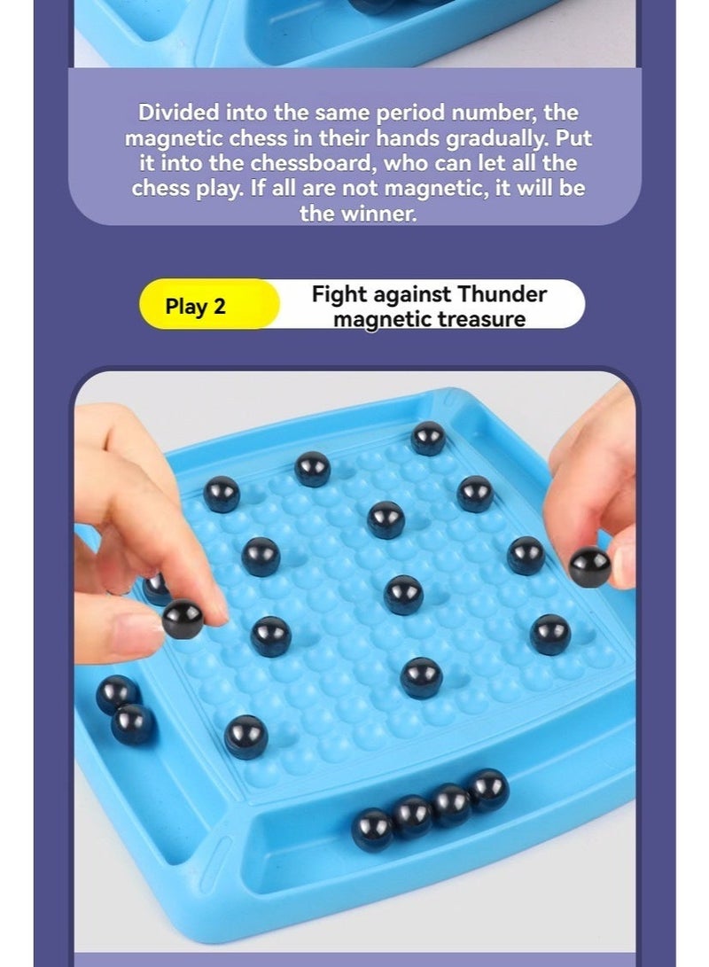 Magnetic Maze Game, Magnetic Puzzle Ball Board Game for Kids and Adults, Portable Educational Travel Toys for Family, 1 Player Fun Challenge - Image 5