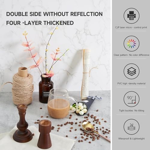 BEIYANG 2 PCS Photo Backdrop Boards with 2 PCS Brackets for Flat Lay or Food Photography Background - Image 3