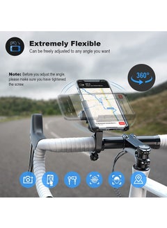 Apera An-65 Motor and Bicycle Automatic Phone Holder Extra Thick Dual Camera Use Between 4 - 6.5 Inches  - Image 5
