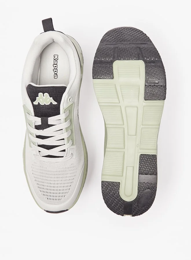 Kappa Mens Logo Detail Sports Shoes With Lace-Up Closure