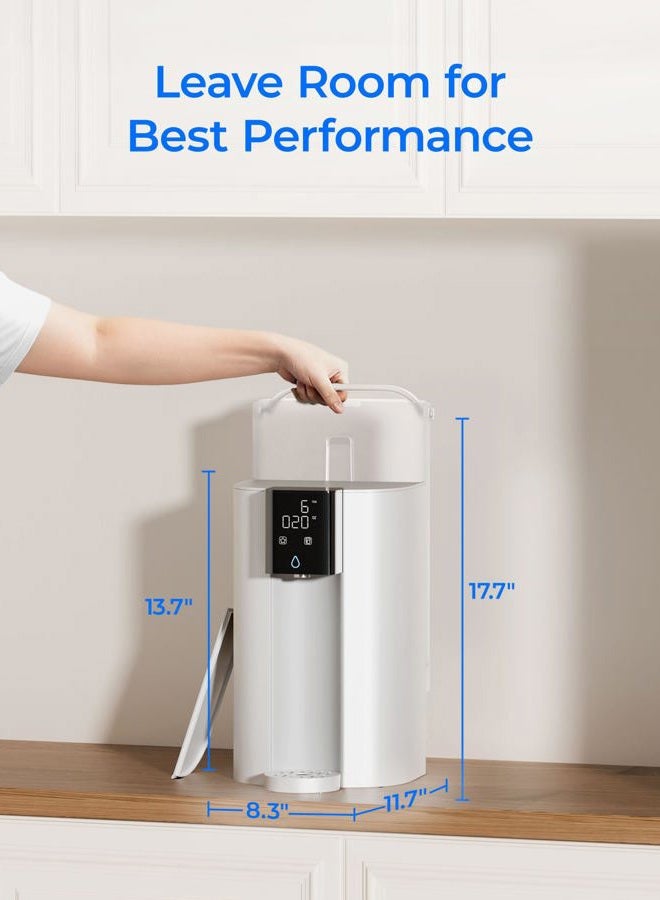 Waterdrop فلتر مياه عكسي على السطح CoreRO، نظام تنقية المياه العكسي على السطح، إبريق مياه نقية محمول، معتمد من NSF/ANSI 372، 3:1 نقية إلى تصريف، بدون تركيب، 6 مراحل، WD-C1S - Image 5