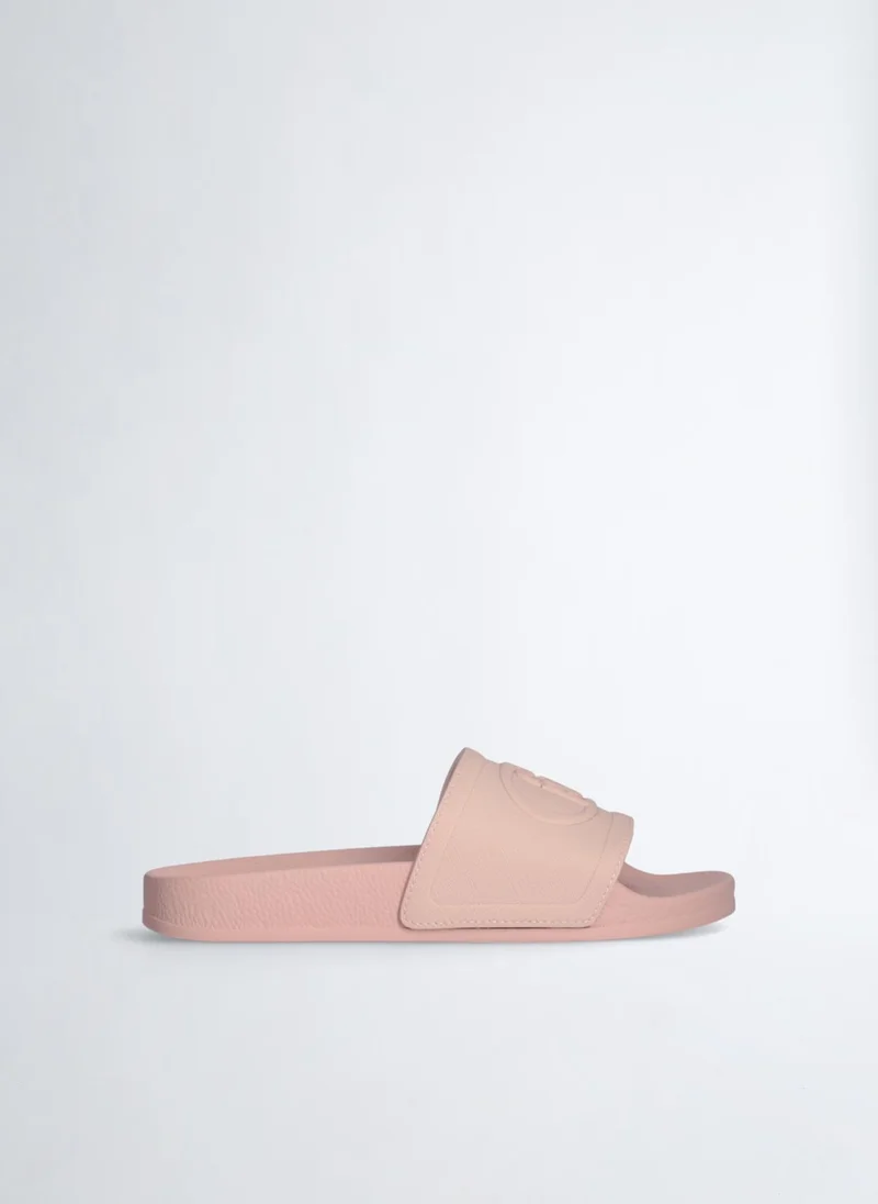 Liu Jo Pink sandals with maxi-logo