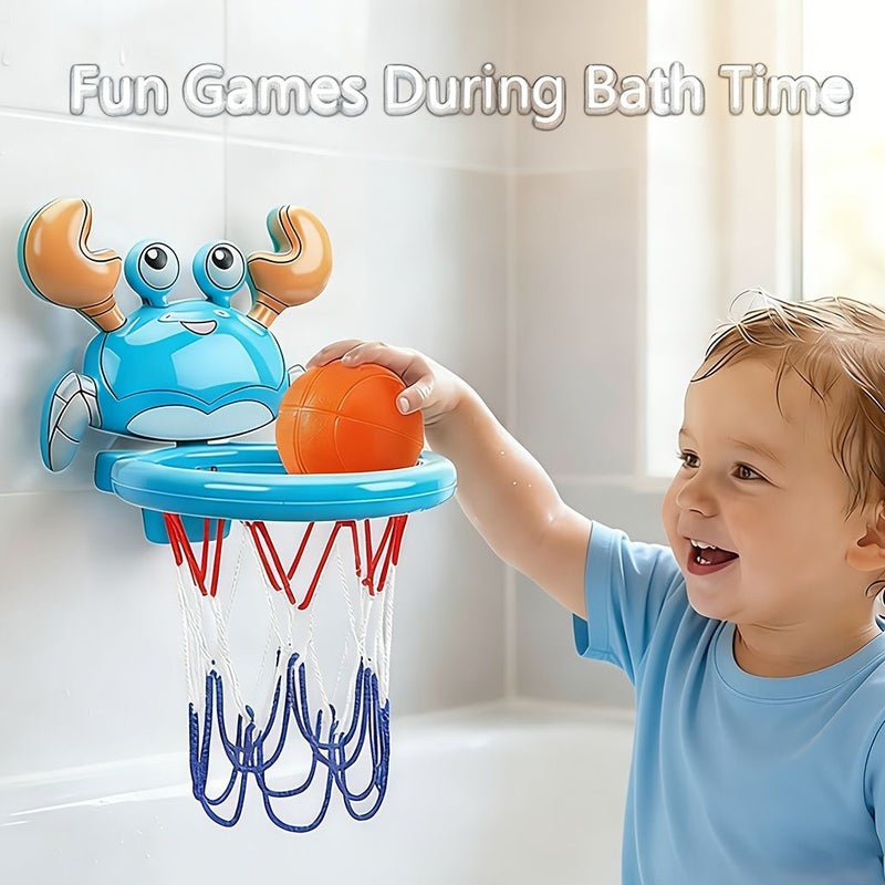 Cute Baby Crab Bath Toy Soft Safe Non Toxic Animal Shaped Fun Bathtub Play For Infant Toddler - Image 4