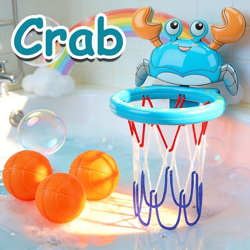 Cute Baby Crab Bath Toy Soft Safe Non Toxic Animal Shaped Fun Bathtub Play For Infant Toddler - Image 3
