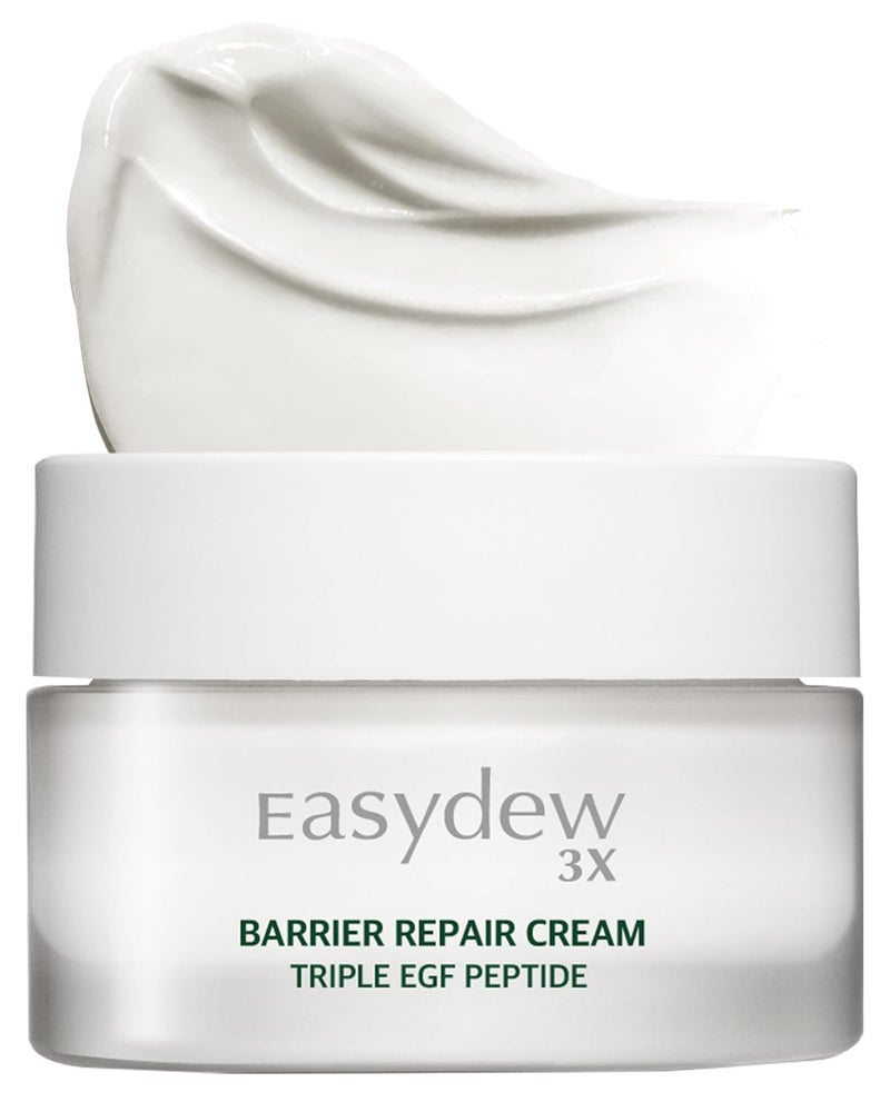 EASYDEW Barrier Repair Cream  Intense Hydration and Skin Barrier Restoration Face Moisturizer for Damaged and Irritated Skin with Cica Hyluronic Acid Collagen 101 floz