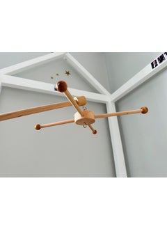 Ozan Tuhafiye Wooden Crib Mobile Hanger with 4 Arms  - Image 1