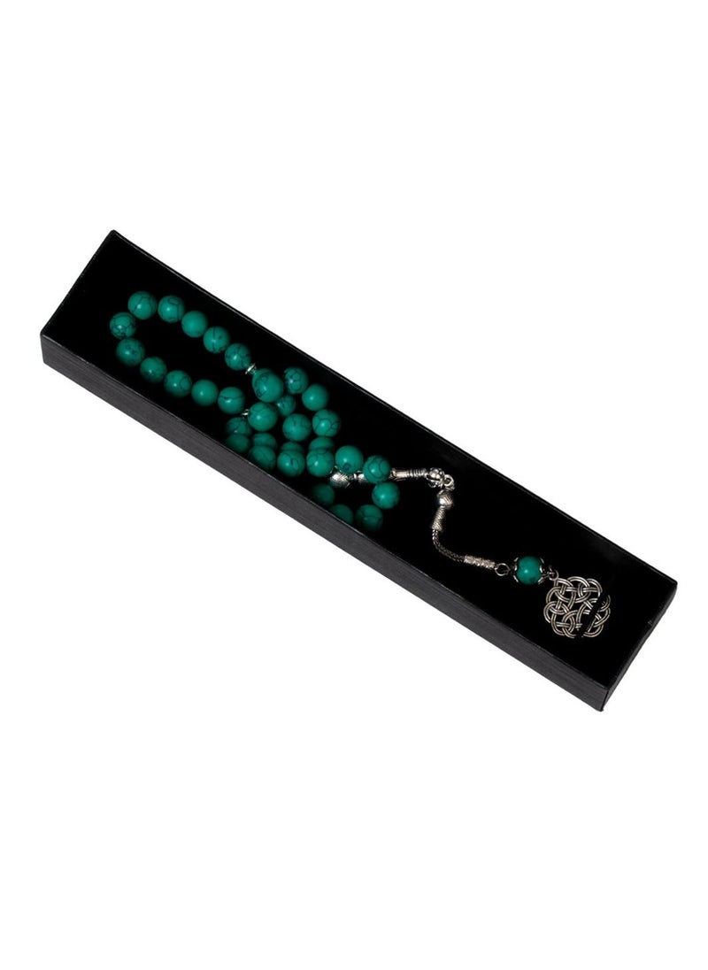 RS Turquoise Stone Prayer Beads  - Image 3