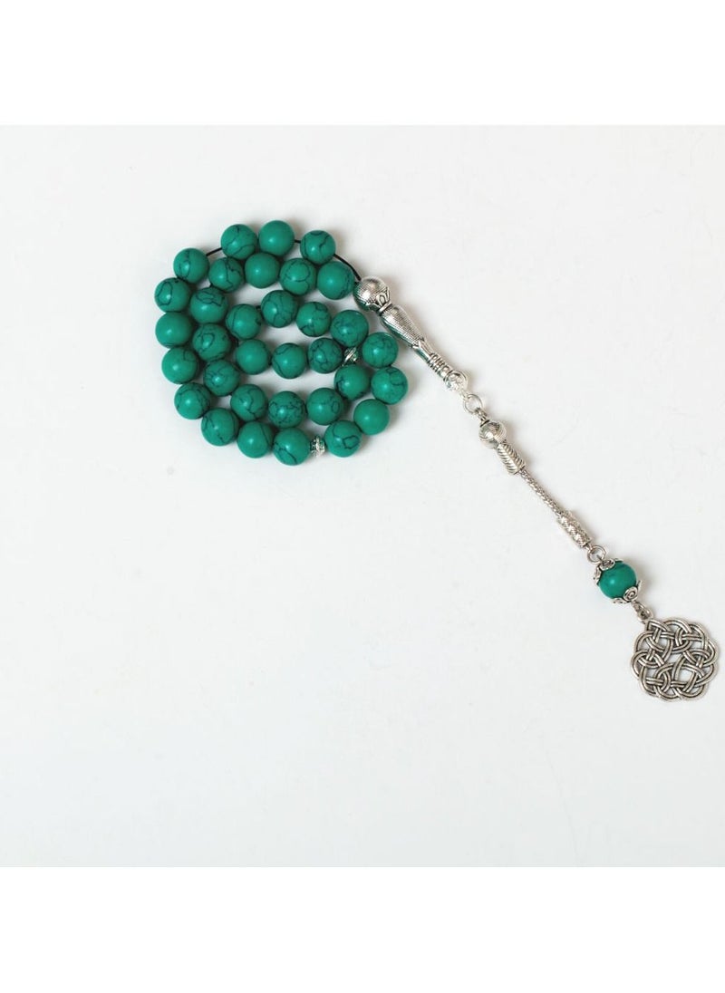 RS Turquoise Stone Prayer Beads  - Image 2