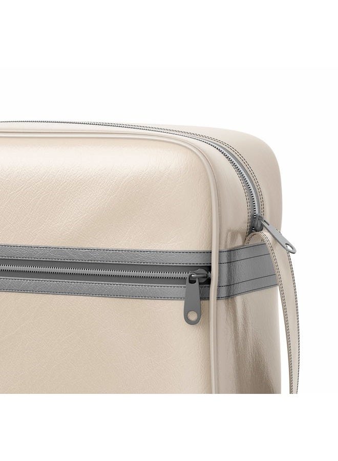 VViViD Oyster Beige Weatherproof Faux Leather Finish Marine Vinyl Fabric (5ft x 54") - Image 5