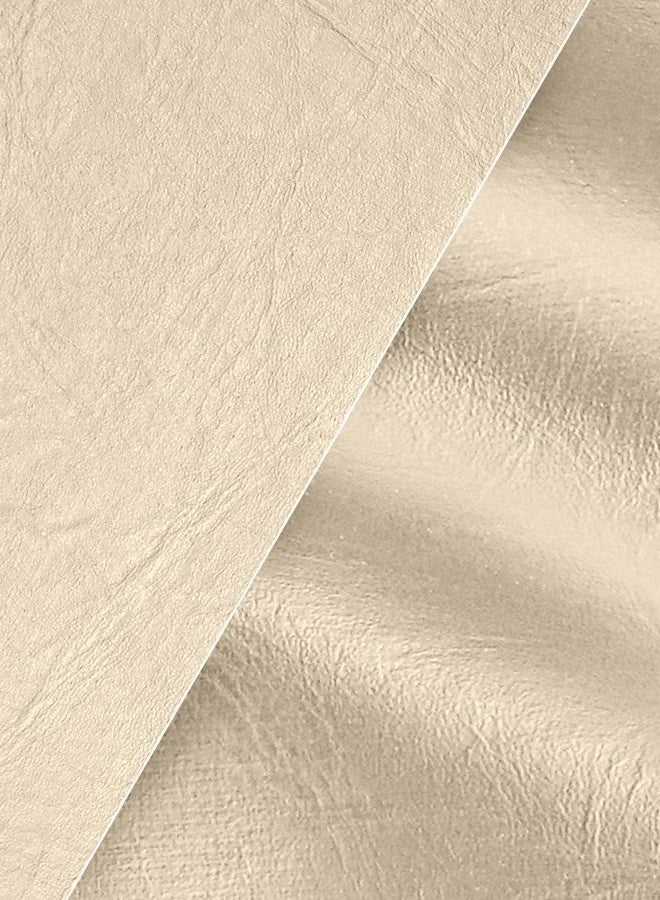 VViViD Oyster Beige Weatherproof Faux Leather Finish Marine Vinyl Fabric (5ft x 54") - Image 1