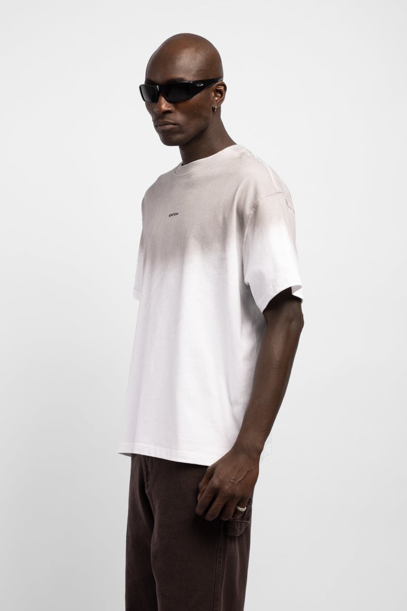 Catch Gradient Wash Logo Printed T-Shirt - Image 5