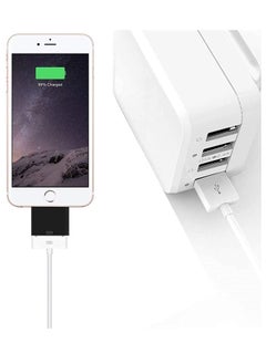 Ntech محول Lightning 30-Pin من NTECH [معتمد من M-F-i]، عبوة واحدة من موصلات الشحن والمزامنة من 8 سنون ذكر إلى 30 سنون أنثى متوافقة مع iPhone 12/11/X/8/7/6P/5S/4S/4/3/3G، iPad (ليس صوتًا) (أسود)  - Image 3