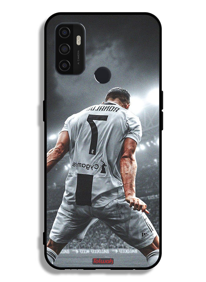 Tolwak Oppo A11s Protective Case Cover Cristiano Ronaldo Celebration - Image 2