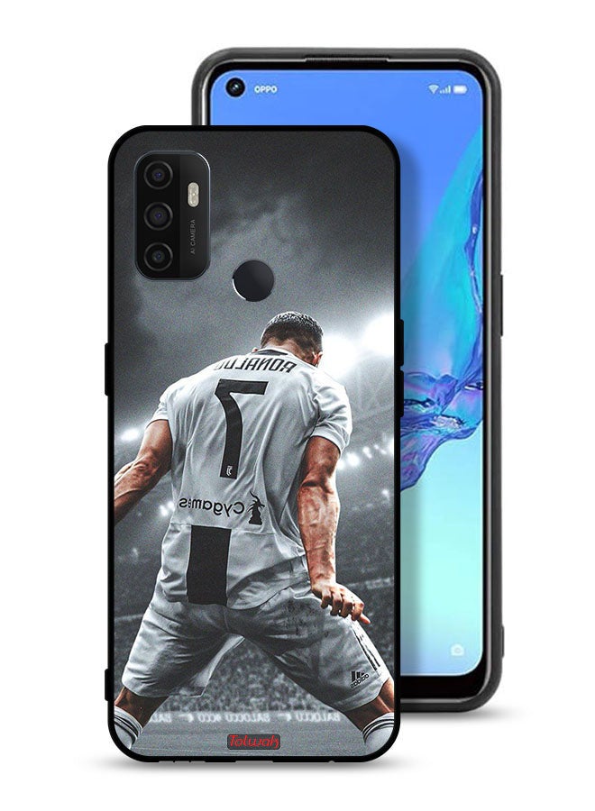 Tolwak Oppo A11s Protective Case Cover Cristiano Ronaldo Celebration - Image 1