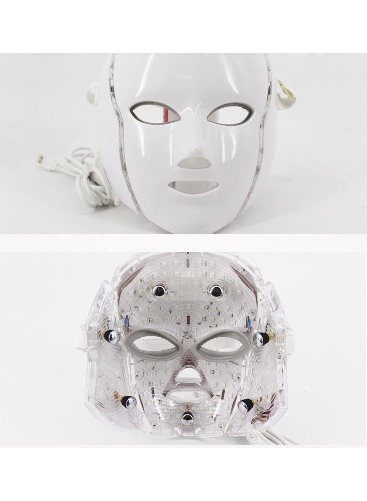 general Neck-inclusive Micro-electric Photon Skin Rejuvenation Beauty Device with Seven-Color Photon Mask Instrument and Home Facial Beauty Mask - Image 3