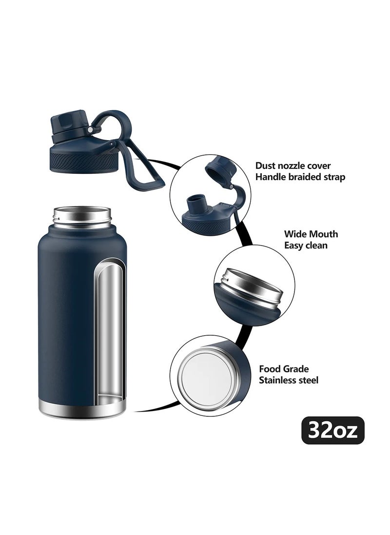 Generic - 306 Stainless Steel Vacuum Insulated Water/Beverage Bottle with Durable Leakproof Metal Thermos Cap for Various Activities 32 oz/956ml - Image 1