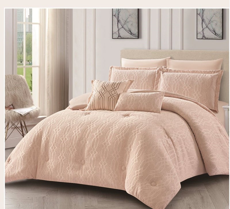 Horse Plain embroidered bedspread for two people, 8 pieces - Image 1