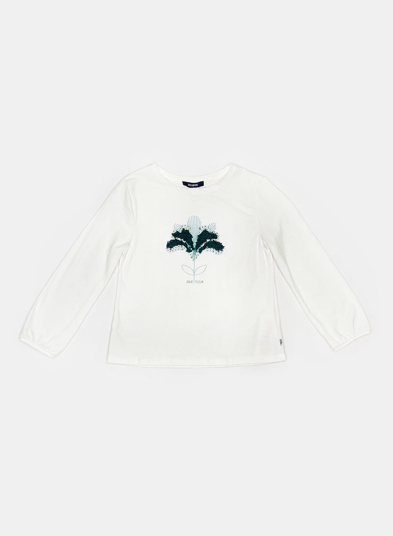 Okaidi Girls T-Shirt - Image 1