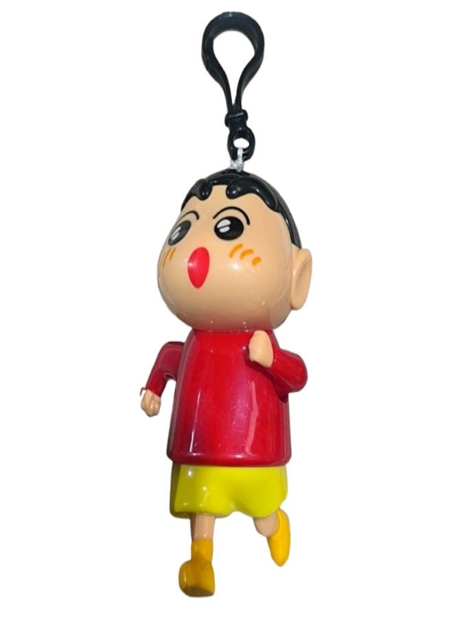 Iconic Keychains Action Figure Anime, Shin- Chan Anime, Sleeping Poseable Doll - Car Dashboard & Desk Decoration, Funny Collectible Toy for Fans and Adults (Safe for Ages 6+) - Image 1