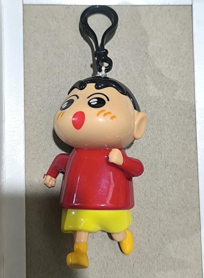 Iconic Keychains Action Figure Anime, Shin- Chan Anime, Sleeping Poseable Doll - Car Dashboard & Desk Decoration, Funny Collectible Toy for Fans and Adults (Safe for Ages 6+) - Image 4